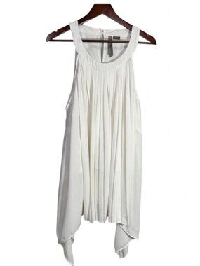 Pennington's White Scoop Neck Sleeveless Blouse 2X